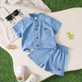 Blue Crinkle Dinasaur Dress
