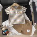 Brown Stripped Bear Dress