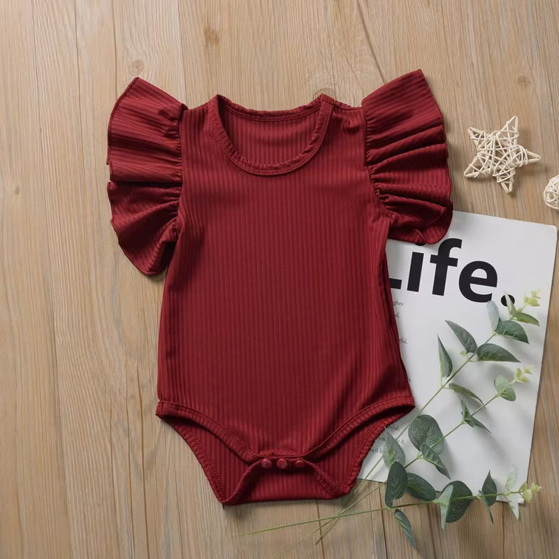 Bodysuite with Frill Sleeves