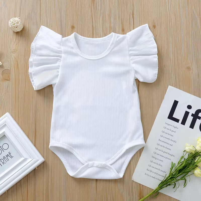 Bodysuite with Frill Sleeves
