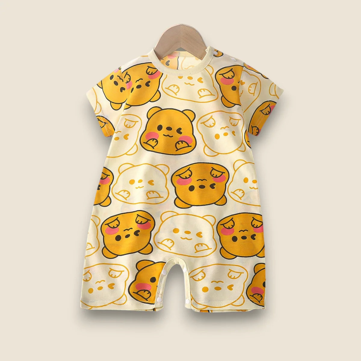Yellow Bear - Romper
